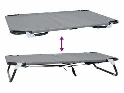 Clicnbuy Cama para perro 105 x 65 x 18 cm Tela Oxford y Acero