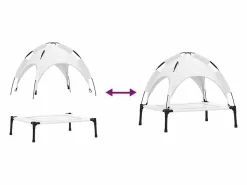 Discount Clicnbuy Cama para perro Gris plata s Acero Plateado