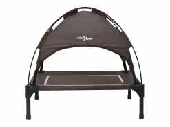 Clicnbuy Cama para perro Marrón m Acero