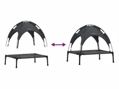 Clicnbuy Cama para perro s Acero