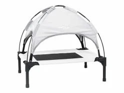 Clicnbuy Cama para perro m Acero