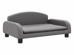 Online Clicnbuy Cama para perros de cuero sintético 70x45x30 cm Gris