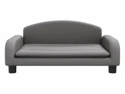 Online Clicnbuy Cama para perros de cuero sintético 70x45x30 cm Gris
