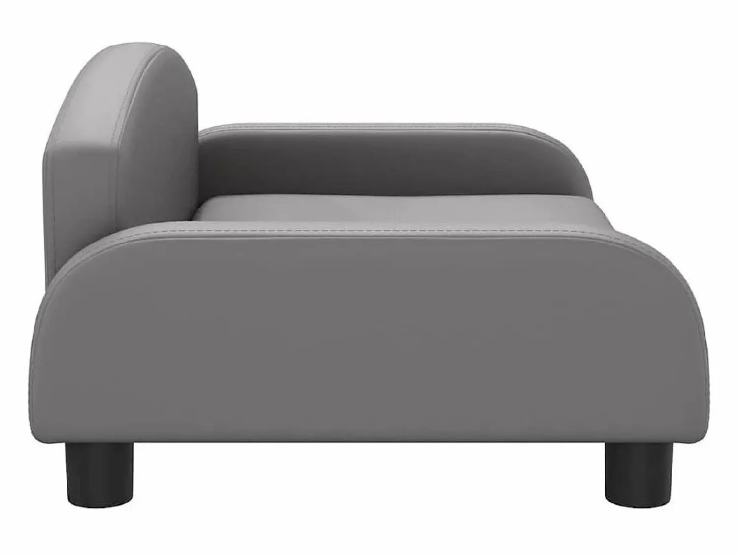 Online Clicnbuy Cama para perros de cuero sintético 70x45x30 cm Gris