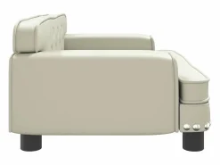 Outlet Cama para perros de cuero sintético 70x45x30 cm Cama De Animales De Compañía