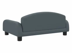 Clicnbuy Cama para perros de tela oscuro 70x45x30 cm