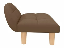 New Clicnbuy Cama para perros de tela marrón 70x52x30 cm Marru00f3n