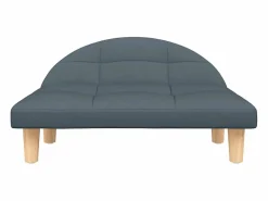 Clicnbuy Cama para perros de tela oscuro 70x52x30 cm
