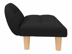 Clearance Clicnbuy Cama para perros de tela negra 70x52x30 cm Negro