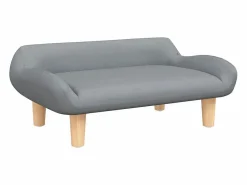 Clicnbuy Cama para perros de tela claro 70x40x24 cm
