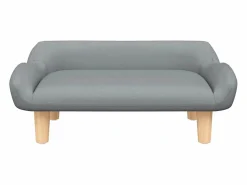 Clicnbuy Cama para perros de tela claro 70x40x24 cm