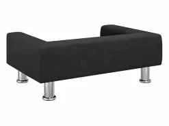 Discount Clicnbuy Cama para perros de terciopelo negra 70x45x26,5 cm Negro