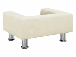 Online Clicnbuy Cama para perros de terciopelo 50x40x26,5 cm Crema