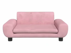 Best Clicnbuy Cama para perros de terciopelo 70x45x33 cm Rosa