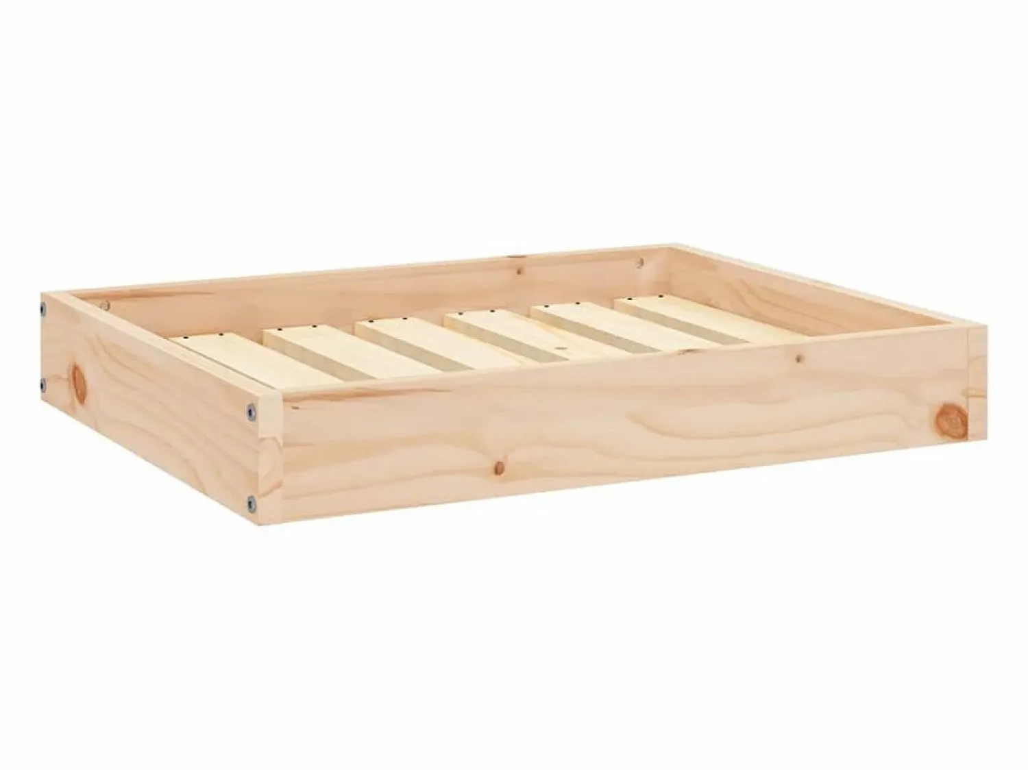 Clearance Cama para perros madera maciza de pino 61,5x49x9 cm Cama De Animales De Compañía