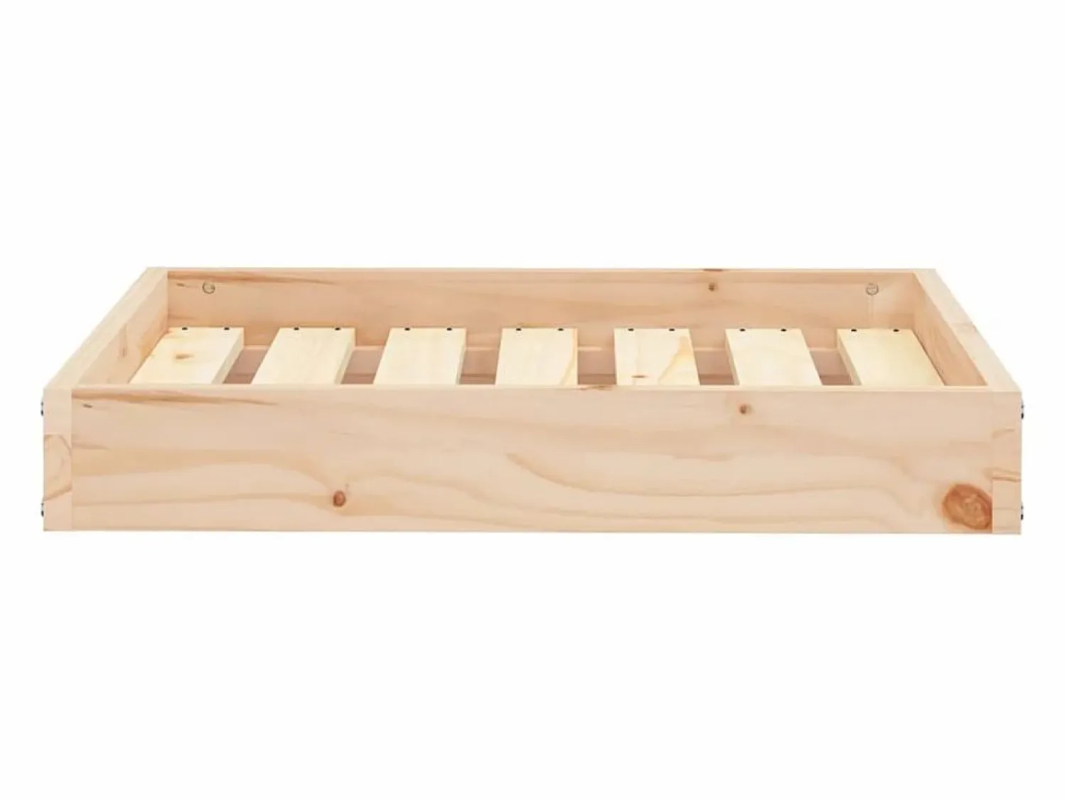 Clearance Cama para perros madera maciza de pino 61,5x49x9 cm Cama De Animales De Compañía