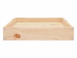 Clearance Cama para perros madera maciza de pino 61,5x49x9 cm Cama De Animales De Compañía