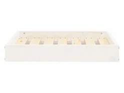 Clicnbuy Cama para perros madera maciza de pino 61,5x49x9 cm