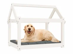 New Cama para perros madera maciza de pino 81x60x70 cm Cama De Animales De Compañía