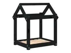 Discount Cama para perros madera maciza de pino 61x50x70 cm Cama De Animales De Compañía