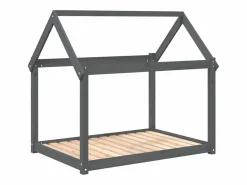 New Cama para perros madera maciza de pino 111x80x100 cm Cama De Animales De Compañía