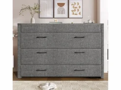New Cama plegable 140 x 200 cm - 1 cajón - Compartimento de almacenamiento - Puertos USB y Type-C - (colchón no incluido) Cama Abatible