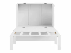 Cama plegable vertical 90 x 200 cm con somier, madera contrachapada + MDF, (sin colchón) Cama Abatible