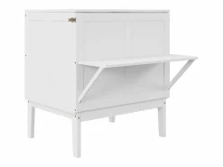 Cama plegable vertical 90 x 200 cm con somier, madera contrachapada + MDF, (sin colchón) Cama Abatible