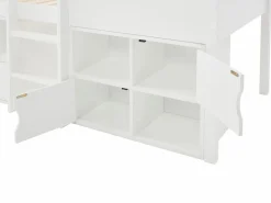 Online Cama semialta cabaña 90 x 190 cm en pino y MDF en color - VALESKIA Cama Montessori|Cama Infantil