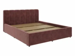 Cama tapizada Almo haaus, 200 x 160 cm, Morado