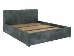 New Cama tapizada Almo haaus, 200 x 160 cm, Menta Verde claro