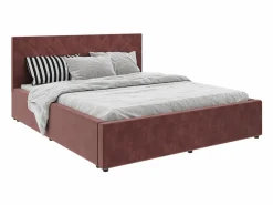 Cama tapizada Fargo haaus, 200 x 160 cm, Morado