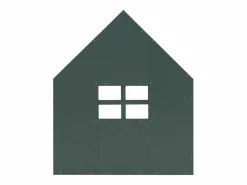 OKWISH Cama tipo cabaña de 90x200 cm, cama infantil con barandillas y somier de listones de madera - pino - (sin colchón)
