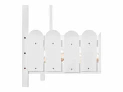 ModernLuxe Cama-cabina de pino macizo 2x90x200 cm - con 2 cajones - Blanco