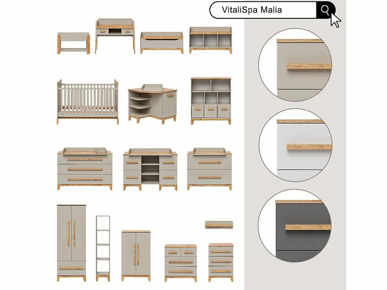 Vicco Cambiador /artesano 108x70x98 malia