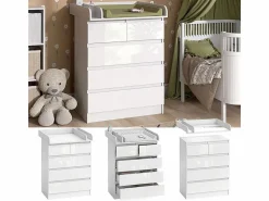 Best Cambiador / alto brillo 80x76x110.2 emma Mueble De Bebé