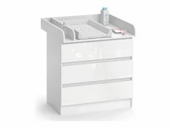 New Vicco Cambiador / alto brillo 80x76x87 emma Blanco