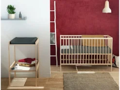 New Webaby Cambiador de 1 estante MILO Haya cruda Color natural claro