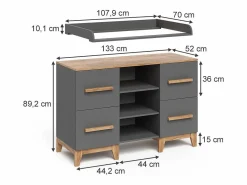 Vicco Cambiador /artisan 133x70x98 malia