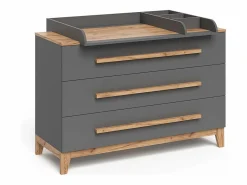 Vicco Cambiador /artisan 133.2x70x98 malia Gris