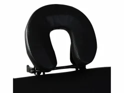 Online Helloshop26 Camilla de masaje plegable de 3 secciones con estructura de acero inoxidable 02_0001888 Negro