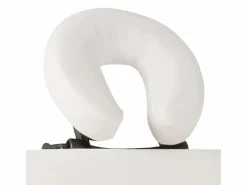 Helloshop26 Camilla de masaje plegable blanca de 2 secciones con estructura de madera color crema 02_0001874