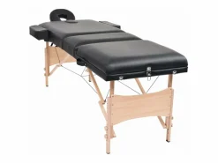 Online Helloshop26 Camilla de masaje plegable de 3 secciones 10 cm de grosor color 02_0001869 Negro