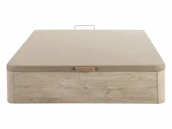 Discount Ysmée Canapé abatible 140 x 200 cm - Natural claro - HESTIA de YSMÉE Color natural claro
