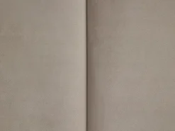 Outlet Vente-unique Canapé abatible 180 x 200 cm con cabecero y lámpara integrada en terciopelo - SARETO Topo