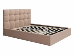 Vente-unique Canapé abatible 160 x 200 cm de terciopelo color - MIRDAL