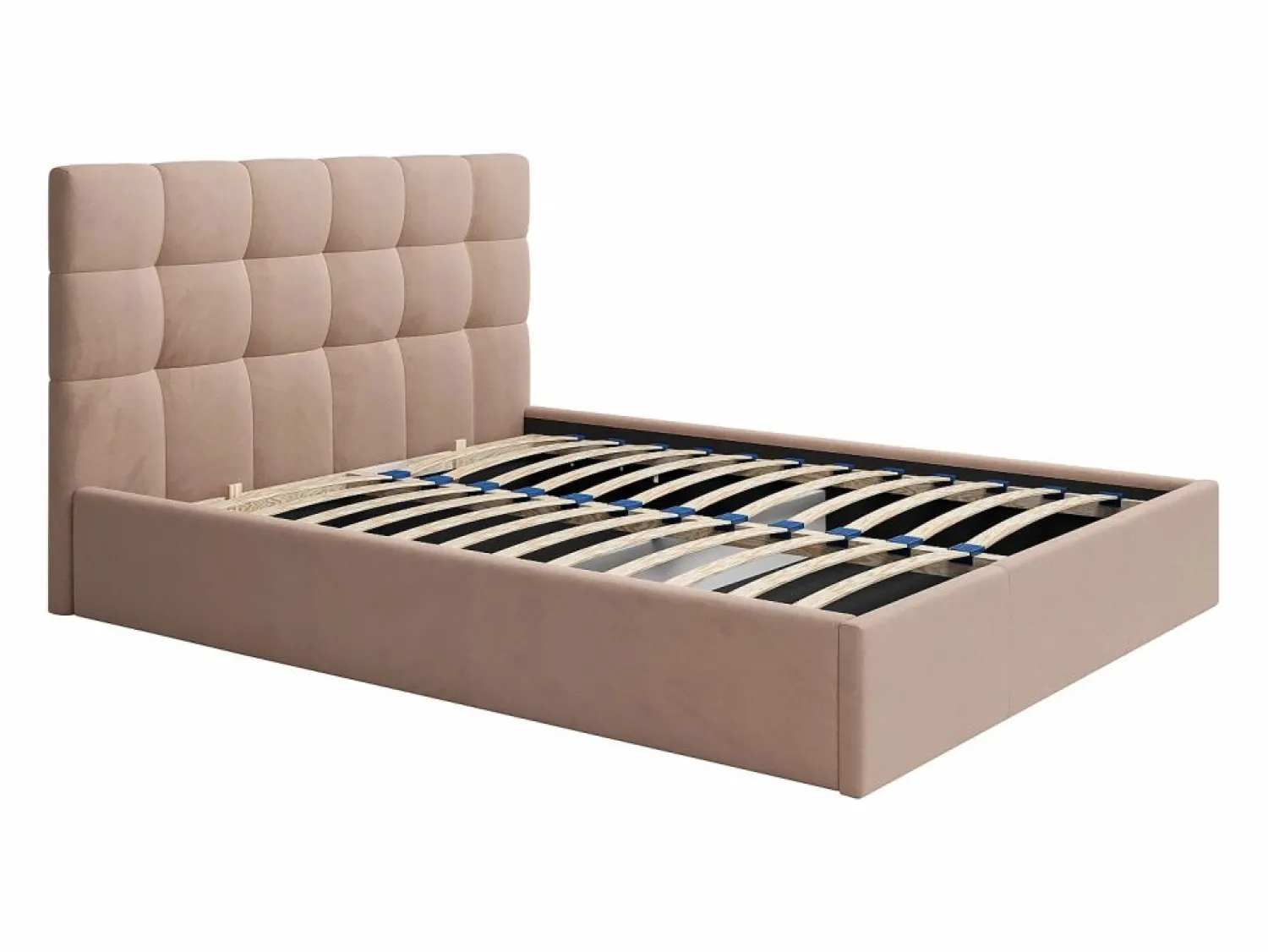 Vente-unique Canapé abatible 160 x 200 cm de terciopelo color - MIRDAL