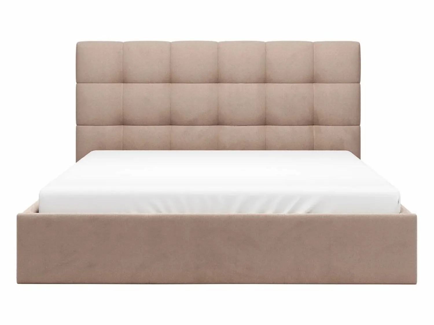Vente-unique Canapé abatible 160 x 200 cm de terciopelo color - MIRDAL