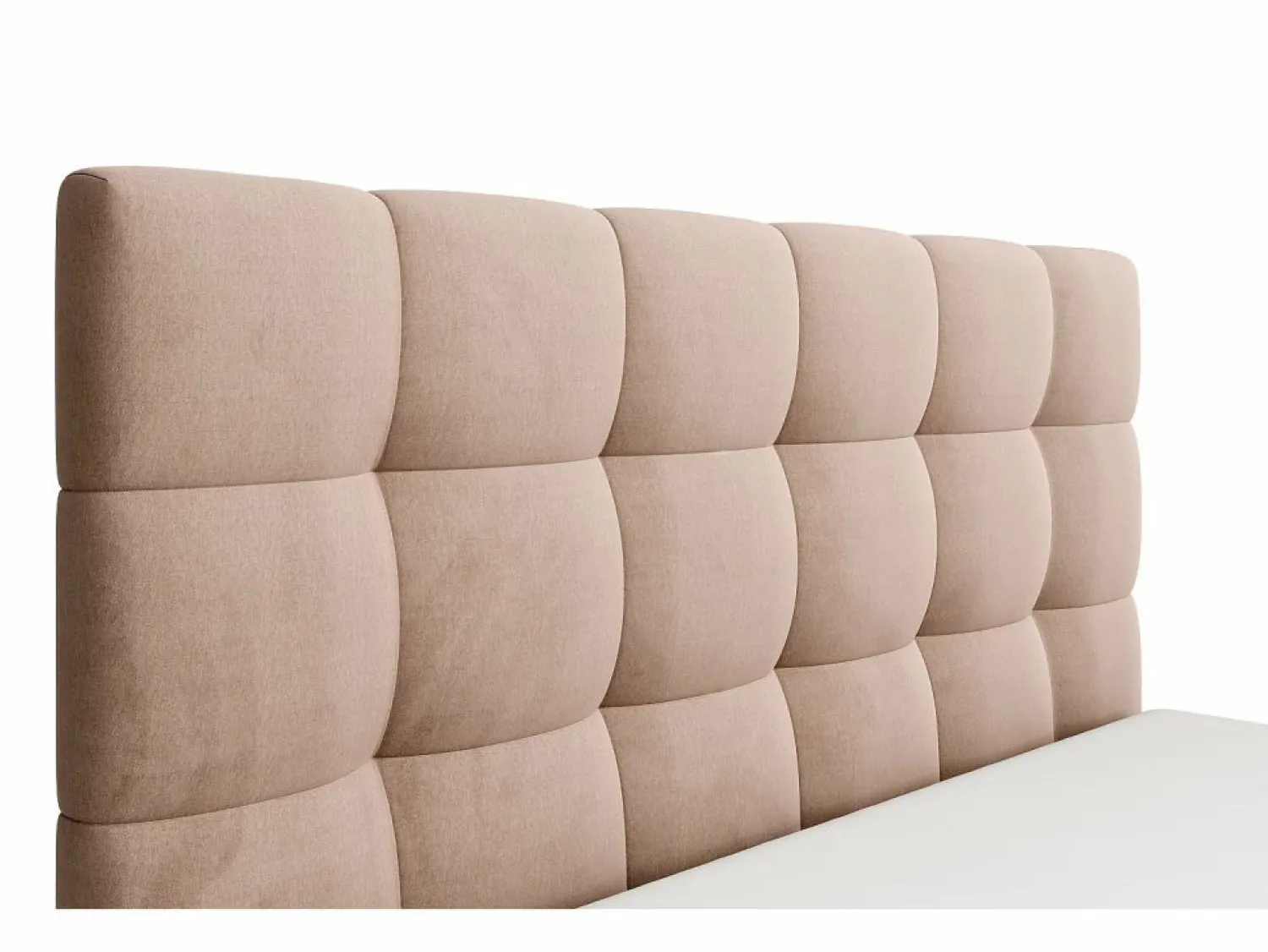 Vente-unique Canapé abatible 160 x 200 cm de terciopelo color - MIRDAL