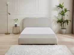 Outlet Canapé abatible 160 x 200 cm de tela en color - VANARI Cama Con Canapé|Cama Con Almacenaje